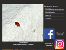 Tablet Screenshot of khg-aachen.de